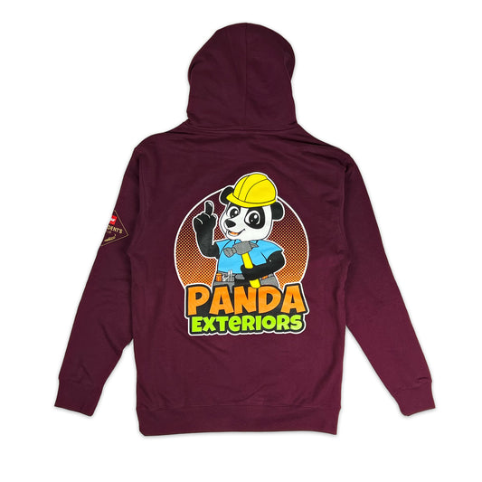 Panda Core Hoodie - Burgundy