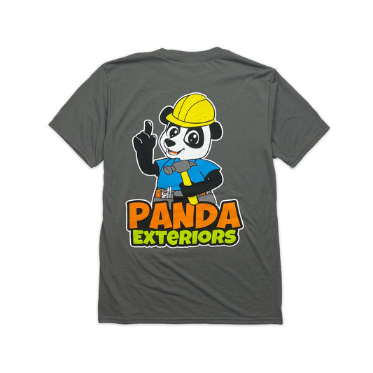 Panda Core Tee - Charcoal