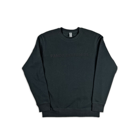 Premium Mens Crewneck - Black Fade