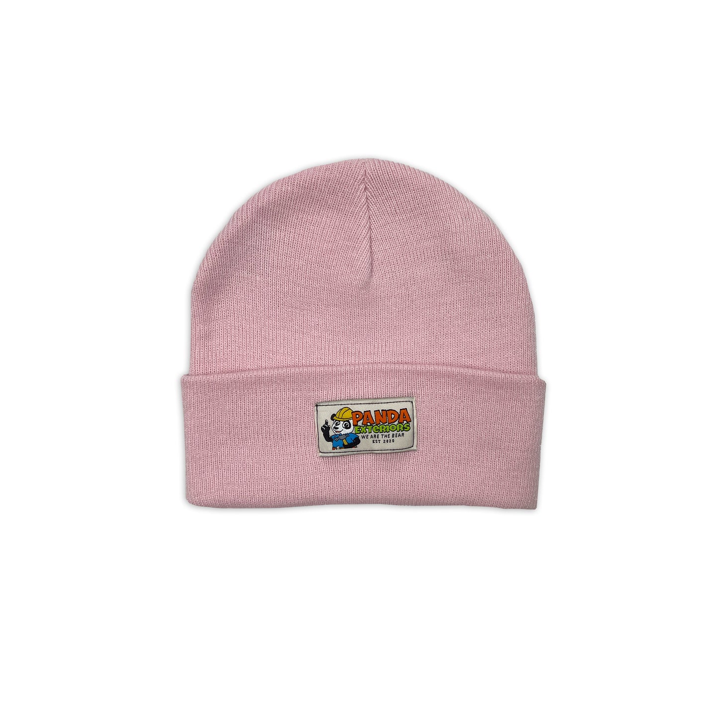 Label Beanie - Pink